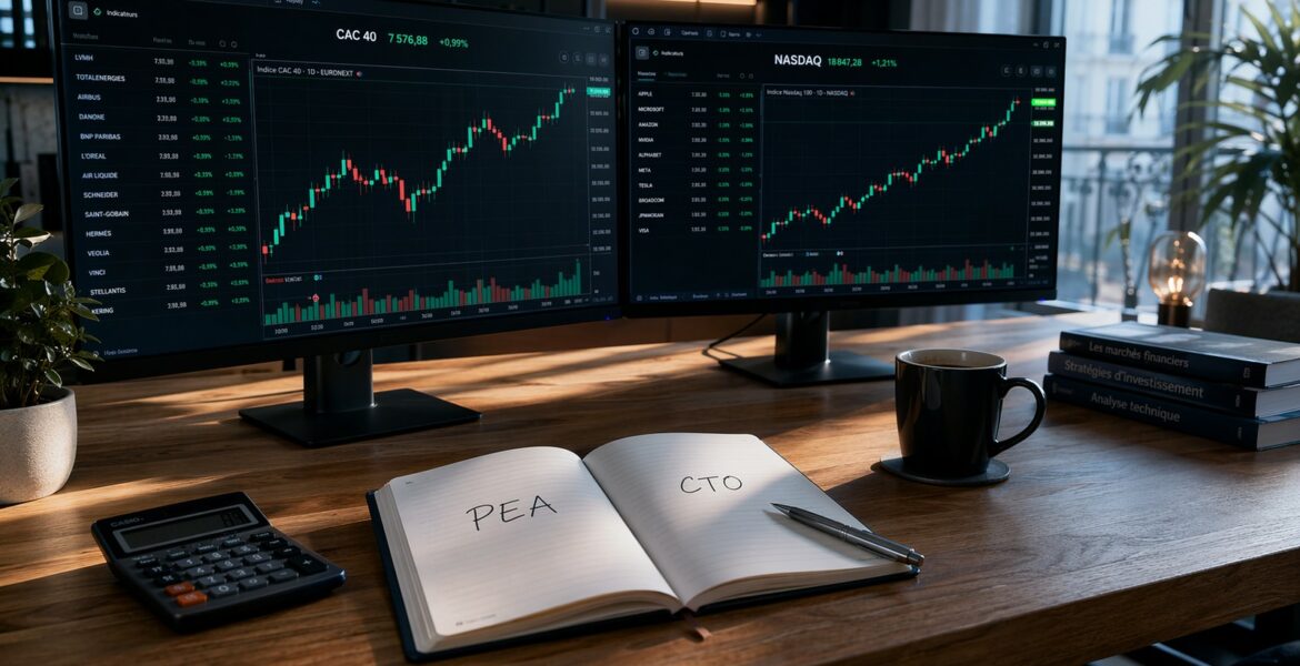 PEA ou CTO : comment choisir votre enveloppe fiscale pour investir en bourse ?