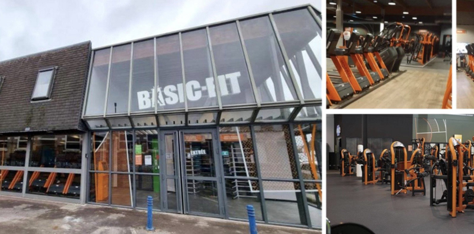 Facade du club Basic-Fit L'Haltère à Hénin-Beaumont