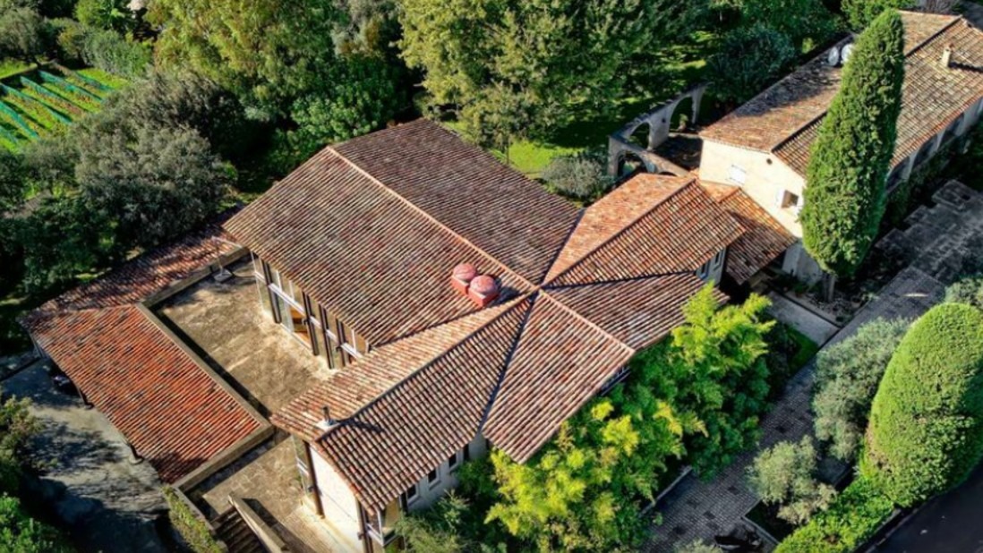 Facade de la villa Le Sunrise a Saint-Paul-de-Vence